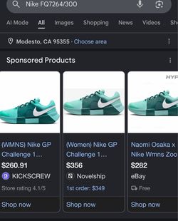 Woman’s Nike GP size 9