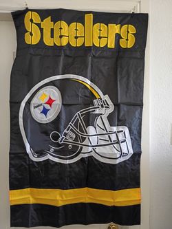 Pittsburgh Steelers 2 Sided 27" x 43" Banner - New!