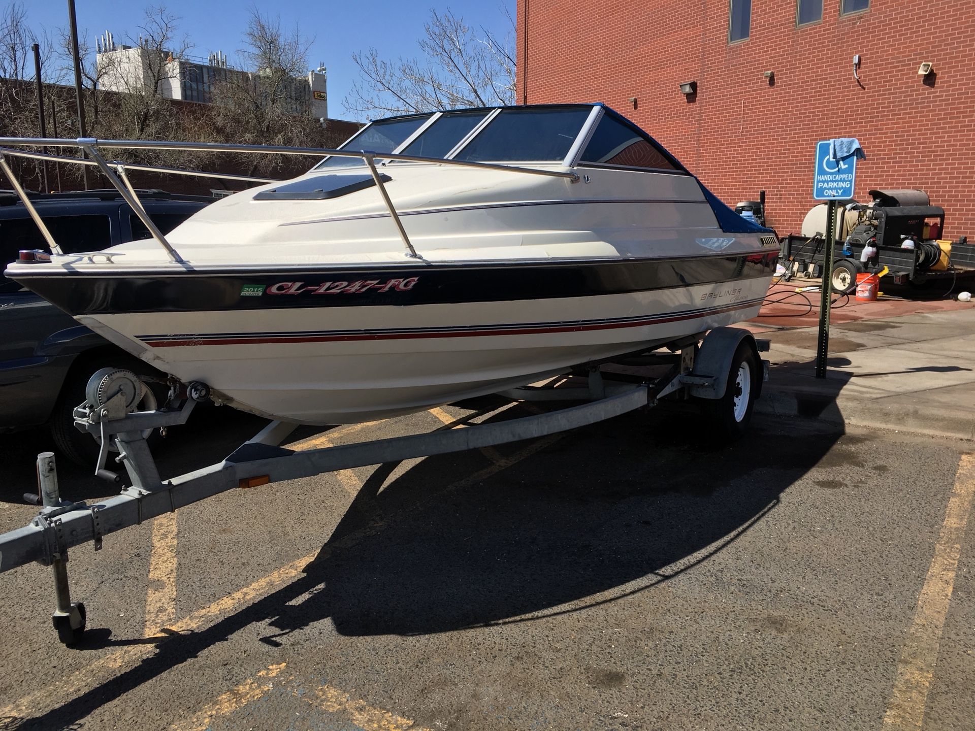 1993 BAYLINER CLASSIC CUDDY $3750