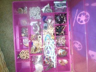 lot of beautiful jewelry