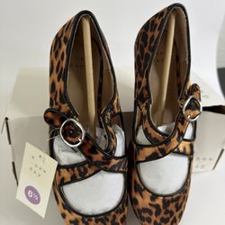 A New Day leopard print flats.  • Women’s size 6.5. •Brand New.