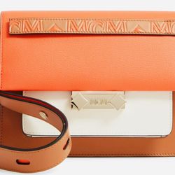 2019 MCM Small Milano Leather Shoulder Bag "Retired" Hard to find MSRP $1,620