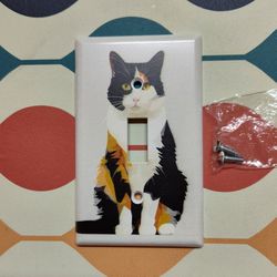 Pretty Cat Light Switch Cover Plate 