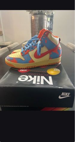 Nike Dunk High 1985 'Orange Acid Wash