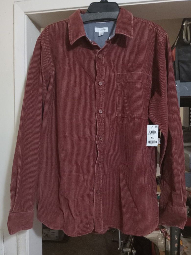 Men's Corduroy Jacket Brand New Size XL