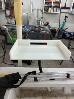 Pole holder cutting board