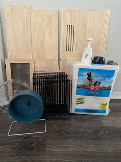 7 ITEMS PLUS HAMSTER CAGE