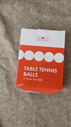 Brand New Boxes Unused Table Tennis Balls