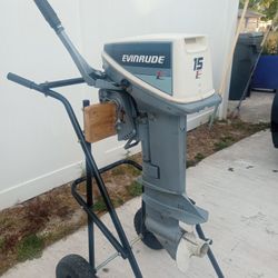 15 HP Envirude 2 Stroke Outboard Short Shaft $1499 It's a  Unicorn 