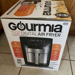  Gourmia 7 Quart Digital Air Fryer With Preheat and Turn Reminder