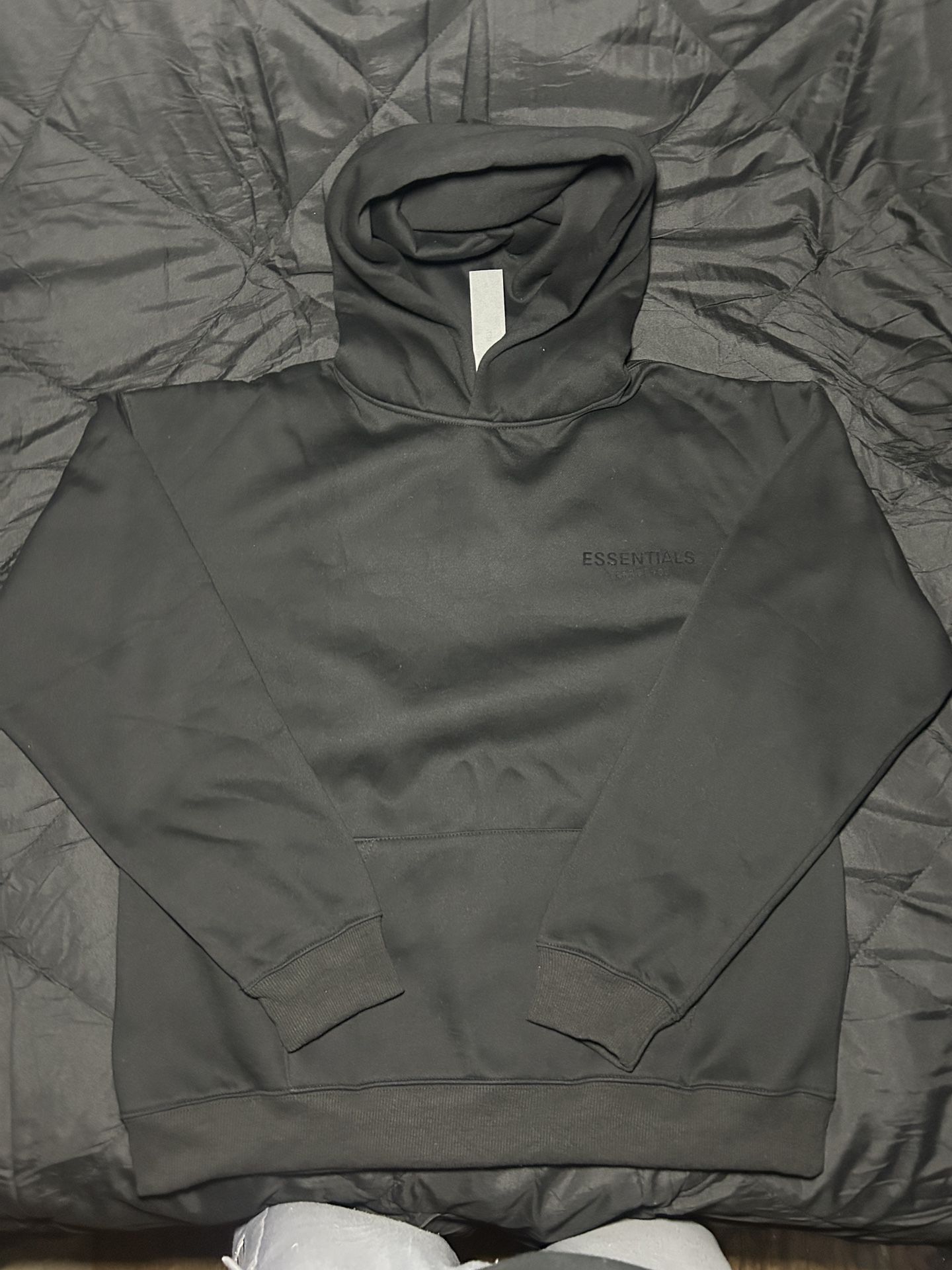 Black Essentials Hoodie