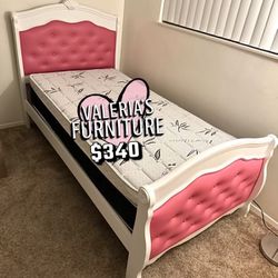 New Twin Bed Frame With Mattress 
