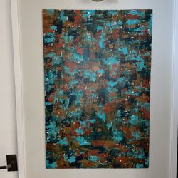 Acrylic Abstract Painting On Canvas