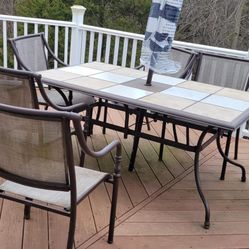 Outdoor Patio Dining Table And Chairs