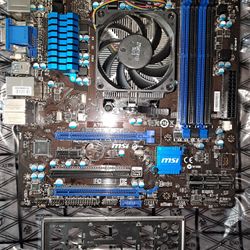 MSI A78M-E45 MOTHERBOARD A10-5800K CPU
