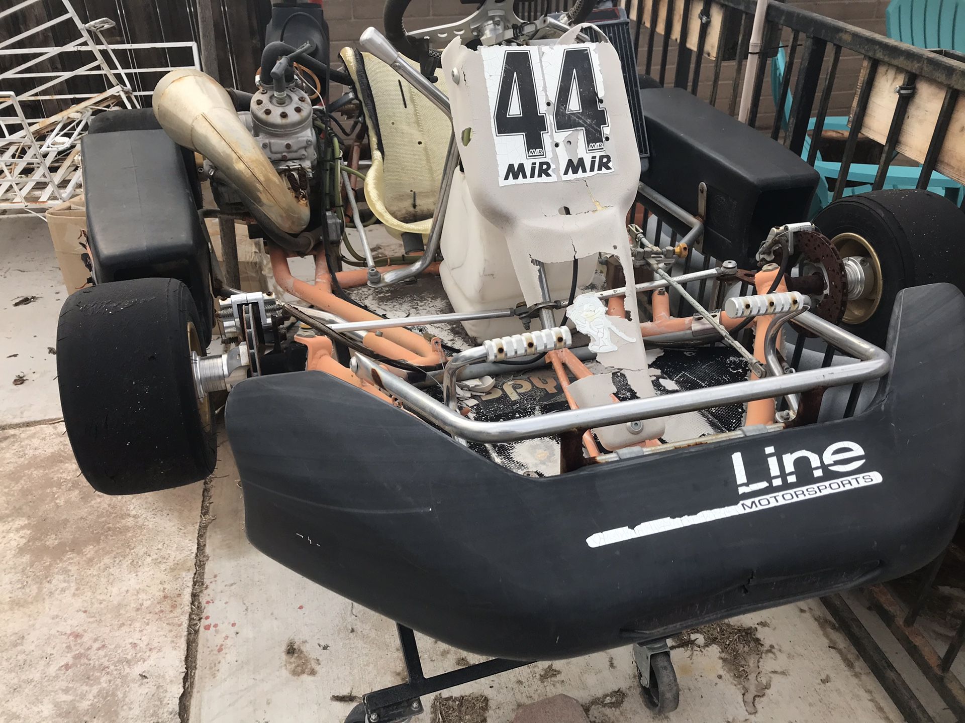 125cc Shifter Kart KGB chassis TM engine