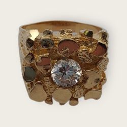 Gold Nugget Ring