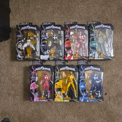 BanDai power rangers build a megazord figures