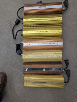 Lot of 7 1000W Digital Electronic Ballasts