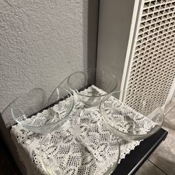 Princess House 4 Bowls Medianos Para Postre De La Linea Heritage