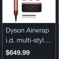 Dyson Air wrap  Hair Styler 