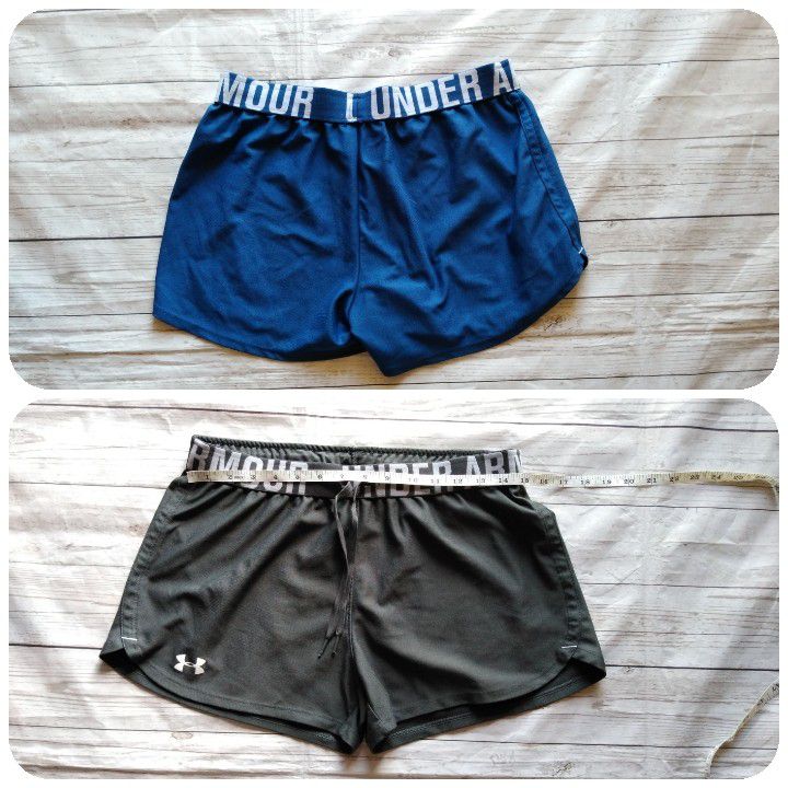 2 Beautiful Under Armour Shorts , women's size SM ( price for both ) excellent condition