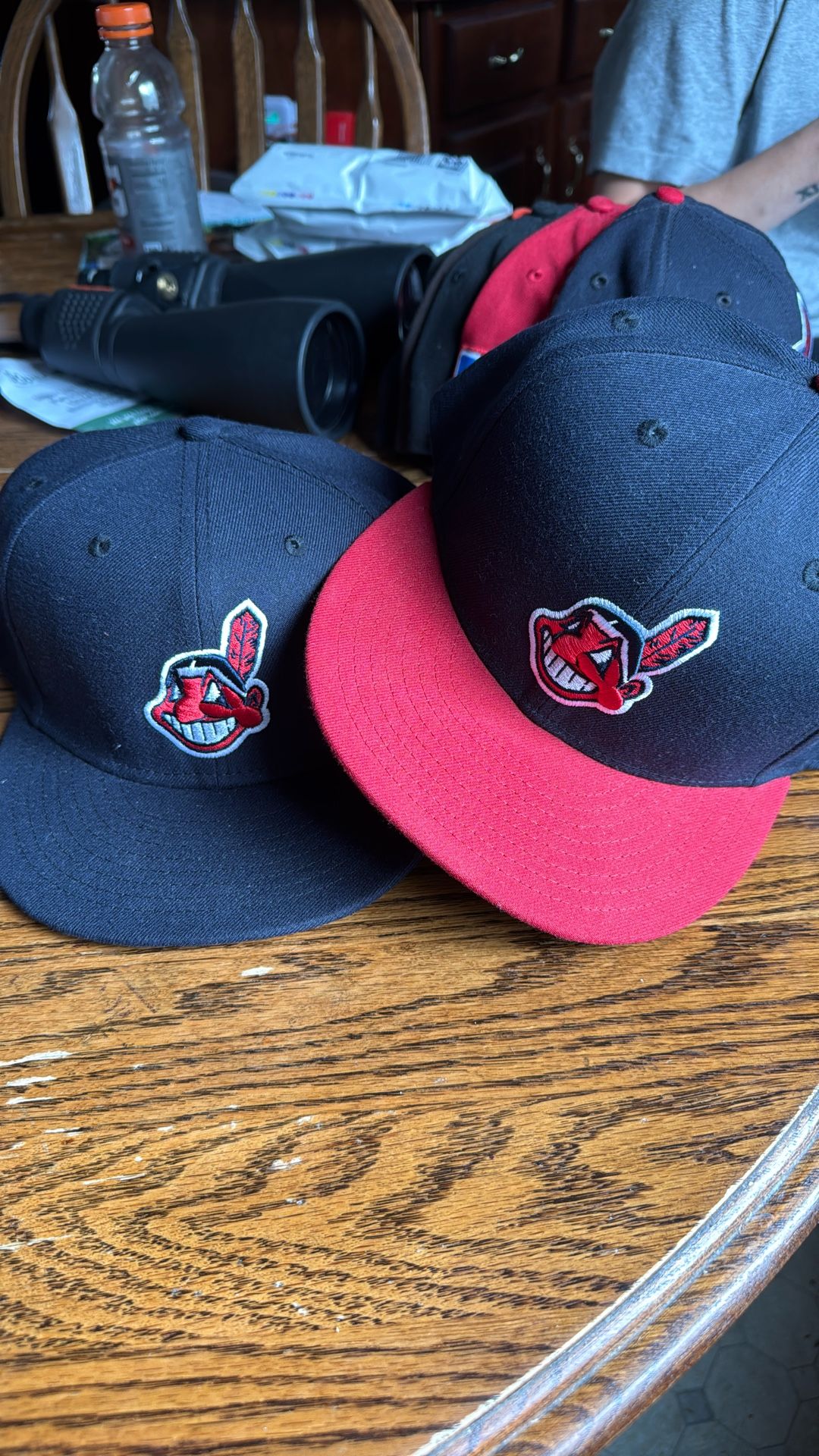 Home And Away Cleveland Indians New Era Fitted Set