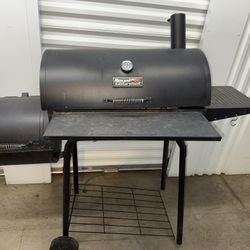 Royal Gourmet charcoal grill with an offset smoker
