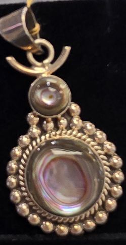 Abalone pendant 925