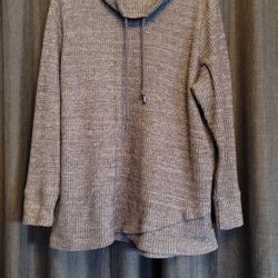  Mock Turtleneck Grey XL