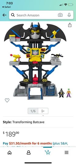 Transforming Bat Cave 2 Feet Tall