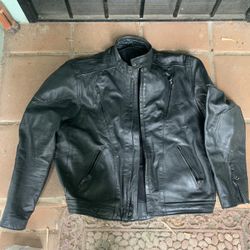 Real Leather Motorcycle Jacket XXL
