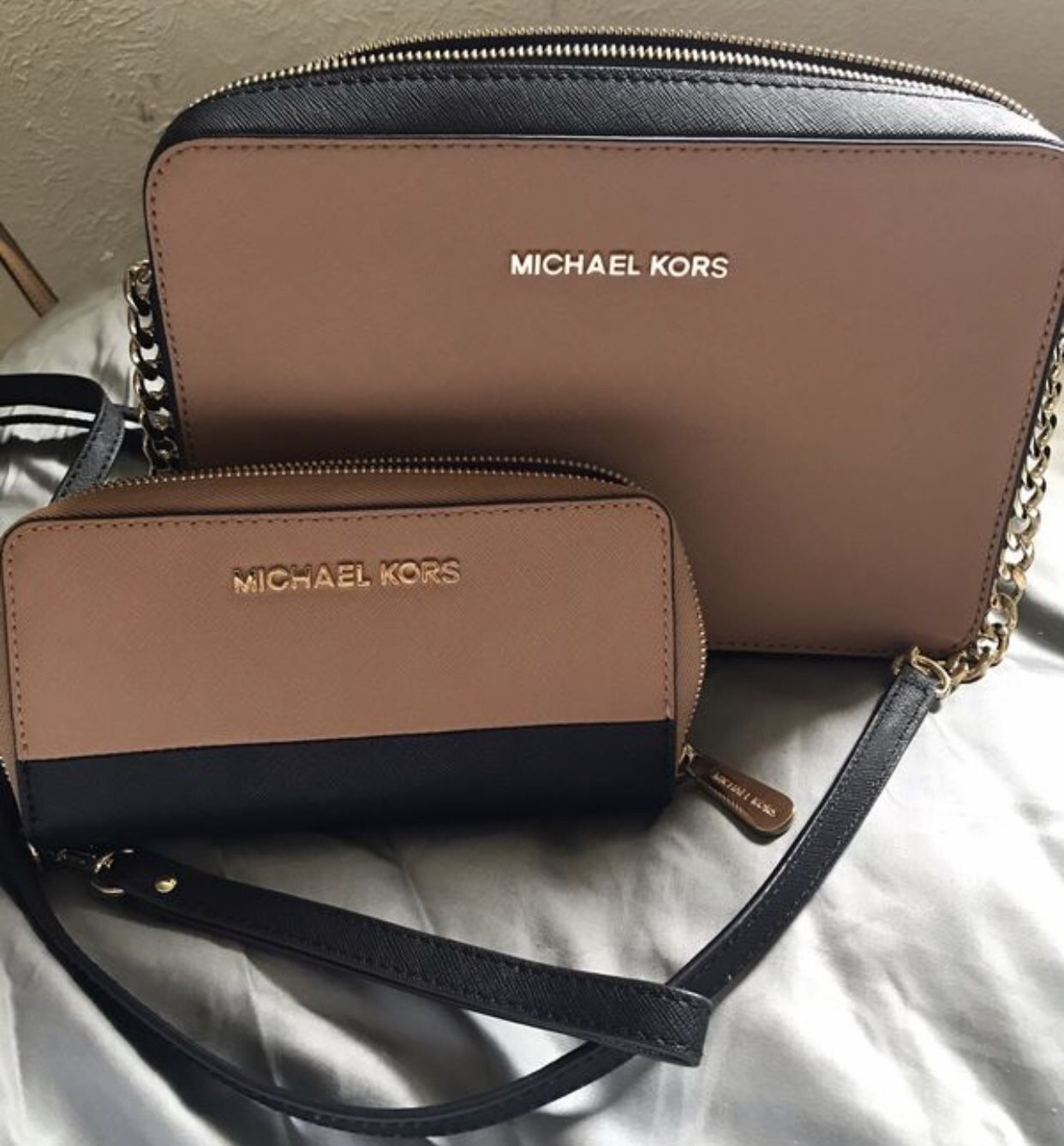 Michael Kors crossbody bag and wallet