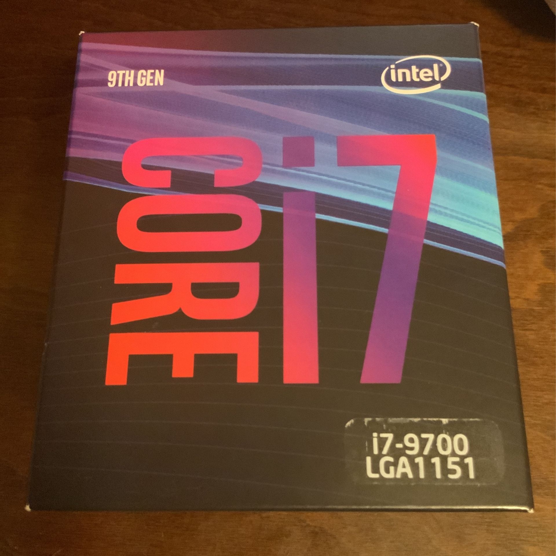 Intel i7-9700 CPU