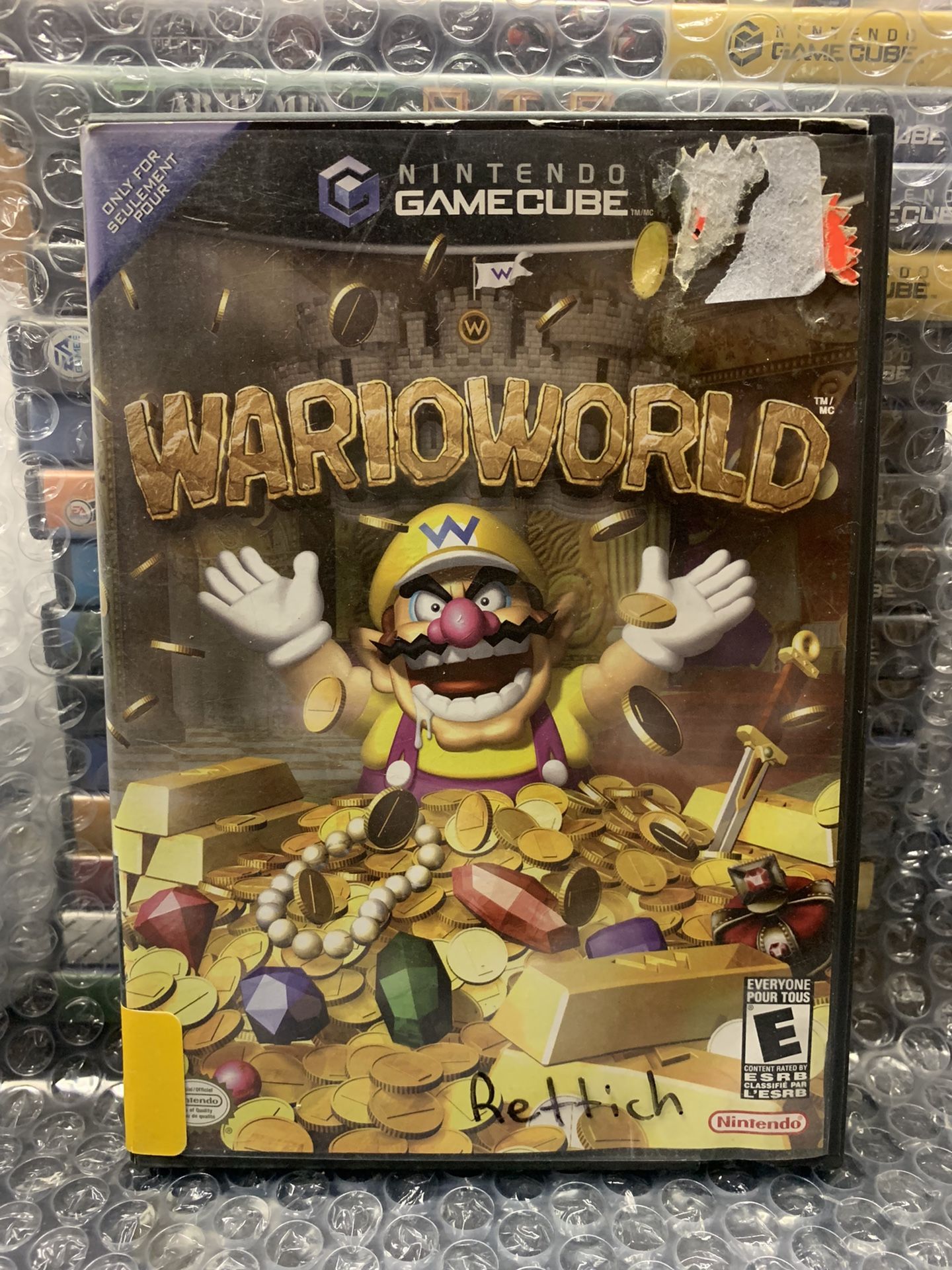 Wario World (Nintendo GameCube, 2003) Authentic - Tested Works Excellent 