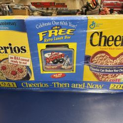 🥣 2001 Cheerios 60th Anniversary Box – Unopened “Then & Now” Lone Ranger Edition