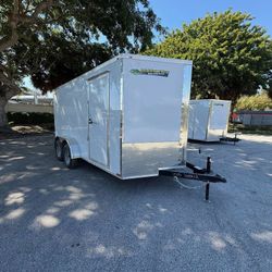 Quality Cargo 7 x 14 Enclosed Cargo Trailer 7k