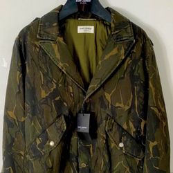 Yves Saint Laurent (YSL) Camo MA-1 Bomber Men’s Jacket