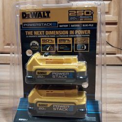 DeWalt Power Stack 20v Batteries (Brand New)