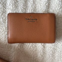 Kate Spade Beautiful Cognac Color Wallet