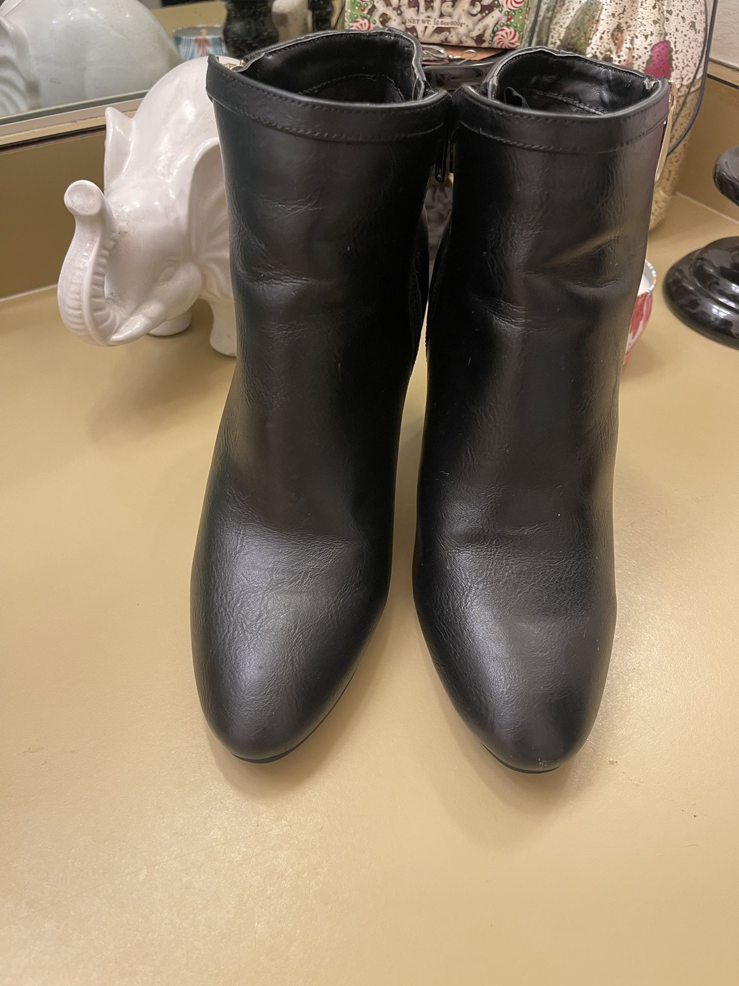 black ankle boots 