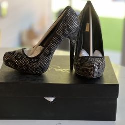 Almost New Report Bling High Heels