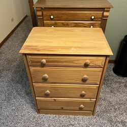 4 Drawer Wooden Dresser