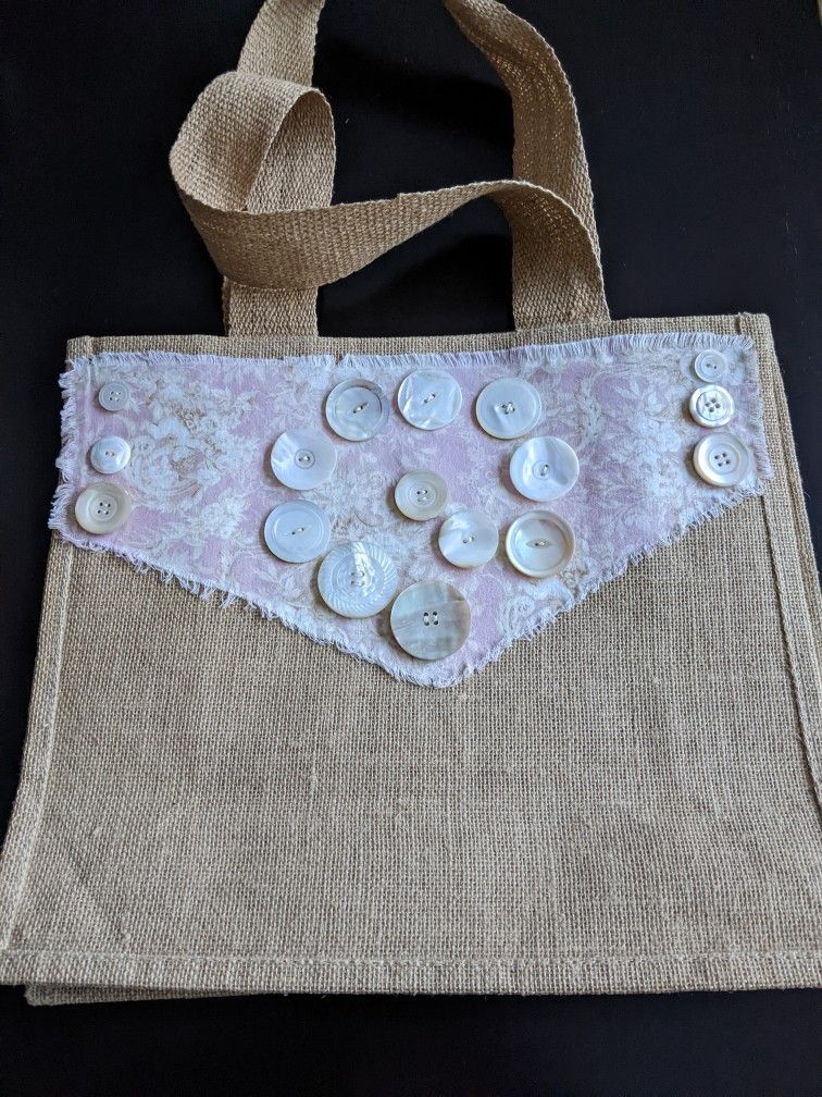 Jute Handmade Women's Tote Bag by Bags Go Green
