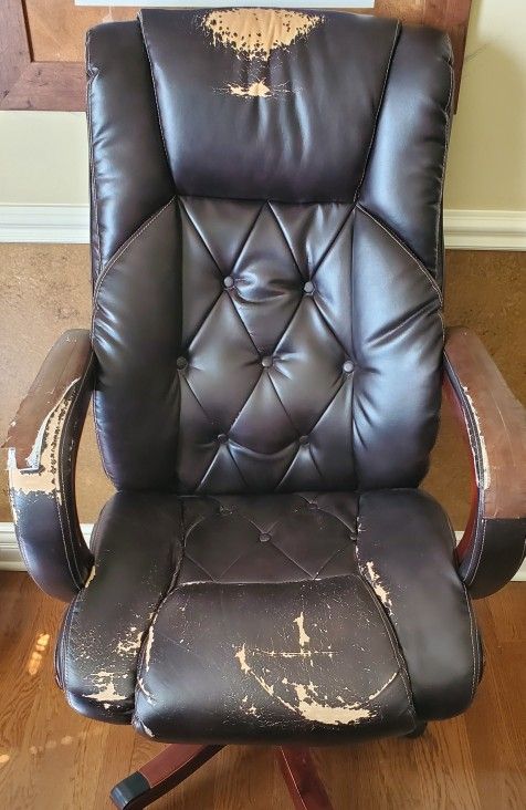 Dark brown office chair