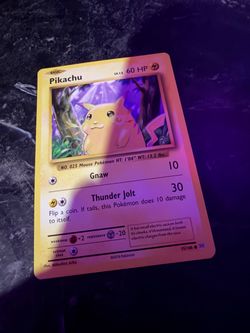 Pikachu card