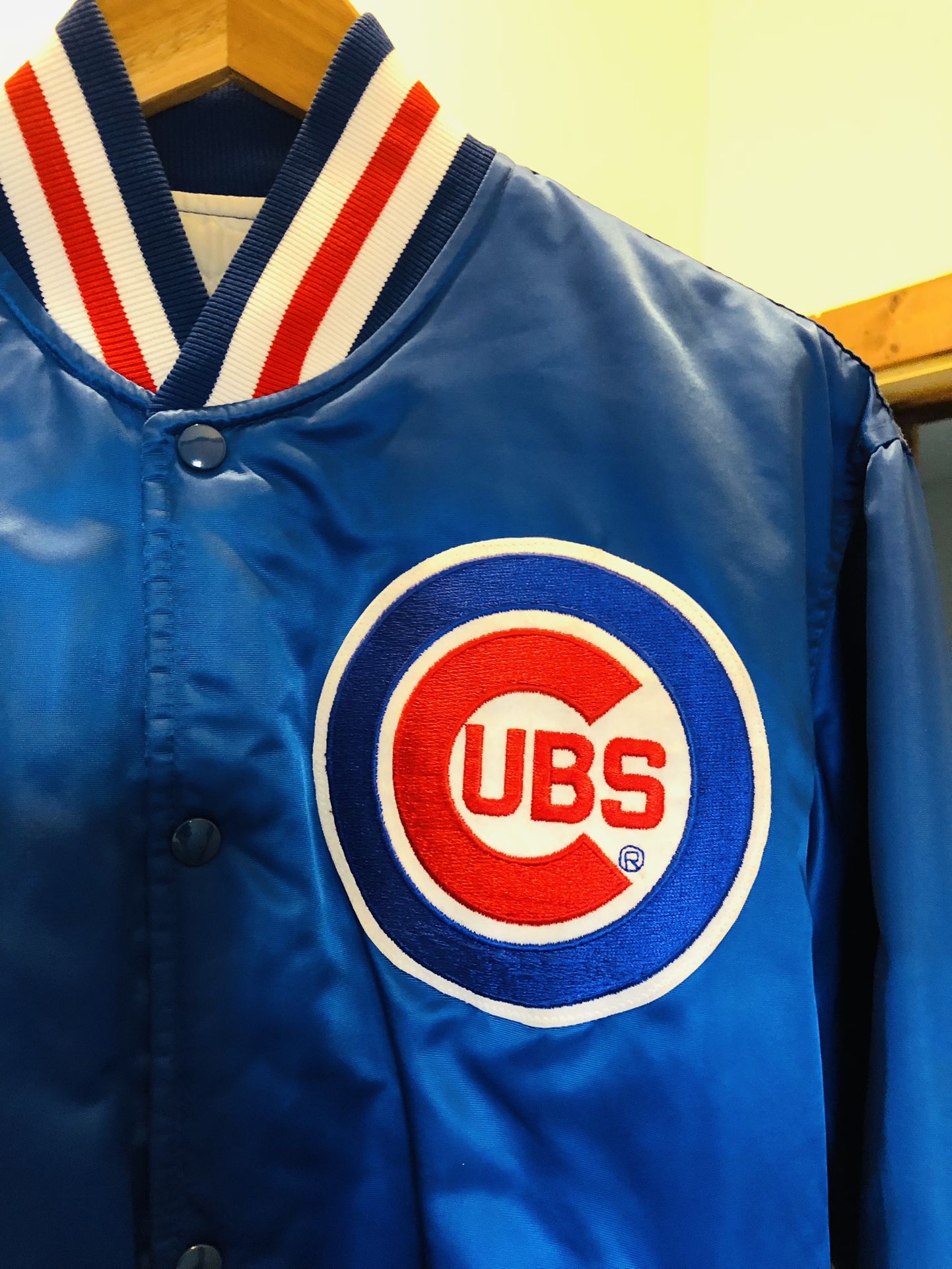 Chicago Cubs Vintage Starter Satin Jacket