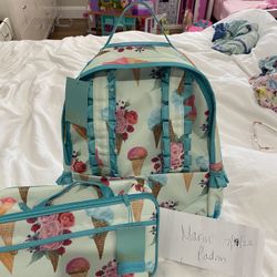 Posh Peanut Sophia Back Pack And Lunchbox 