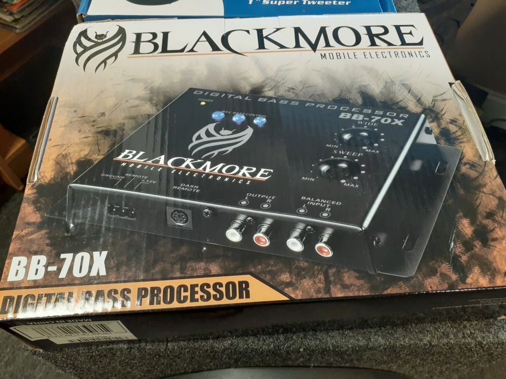 Knob control bass processors