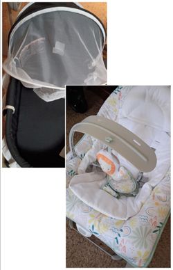 Baby Gear Bundle – Bassinet, Bouncer & More